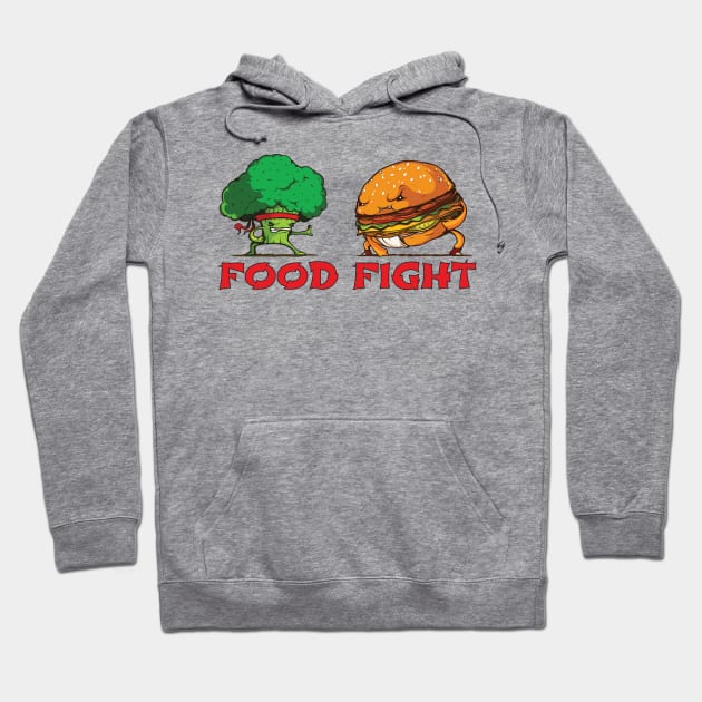 Food Fighting Martial Arts Masters Hoodie by extrinsiceye